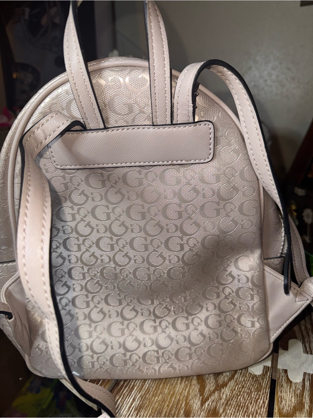 GUESS Mini Backpack in Blush - Picture 3 of 9